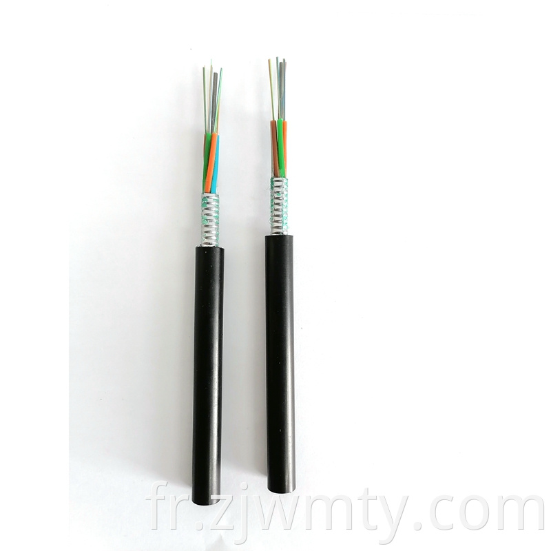 Câbles à fibre optique à noyau unique Adss à 4 prix par mètre